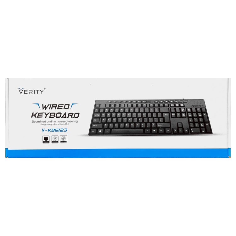 کیبورد سیمی Verity مدل 6123 ا Verity keyboard Model 6123